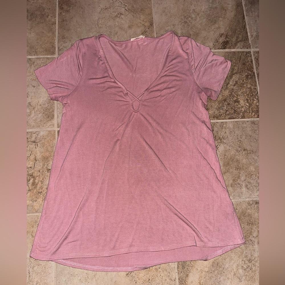 Mauve blouse